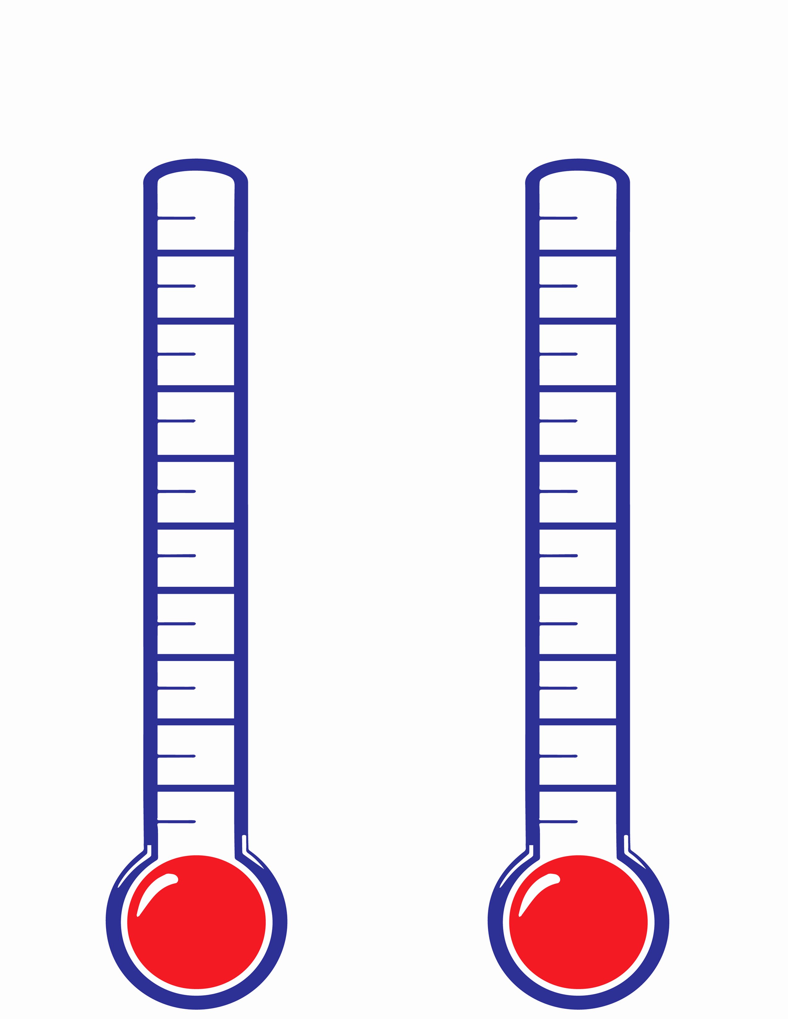 goal thermometer template