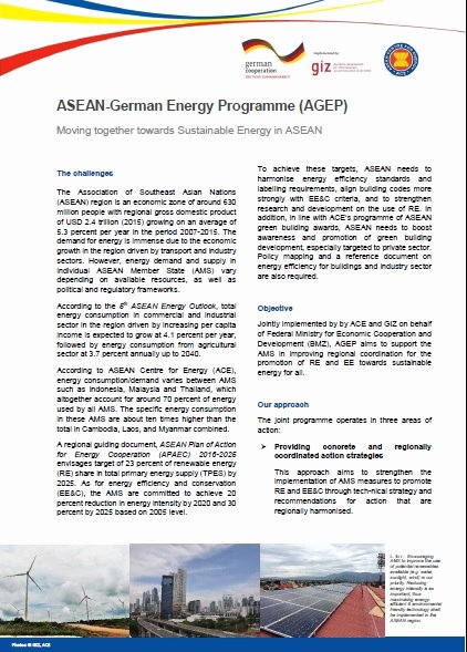 Project Information Sheet Template Elegant Agep Fact Sheet asean Centre for Energy