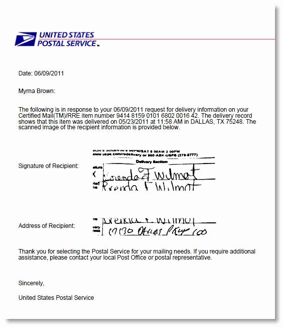 certified mail electronic return receipt