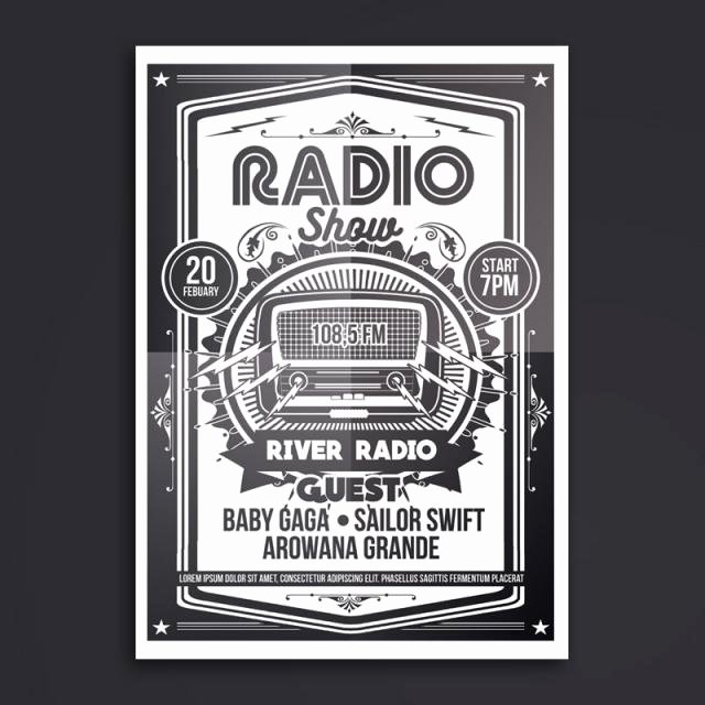 radio show poster