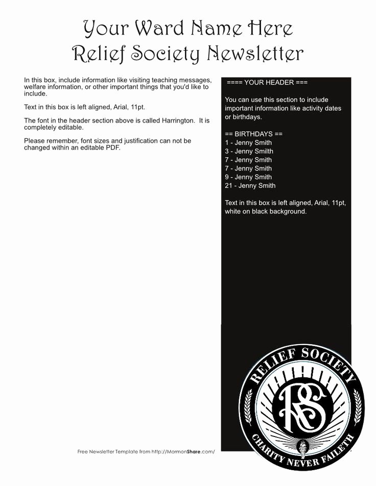 Relief society Newsletters Best Of 1000 Images About Relief society On Pinterest