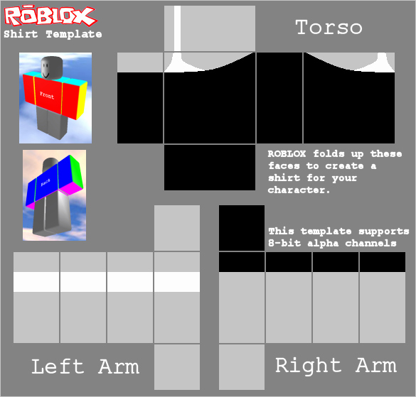 Roblox Hoodie Template