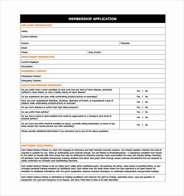 gym contract template