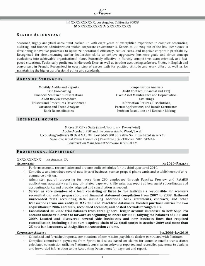 6 7 staff accountant resume