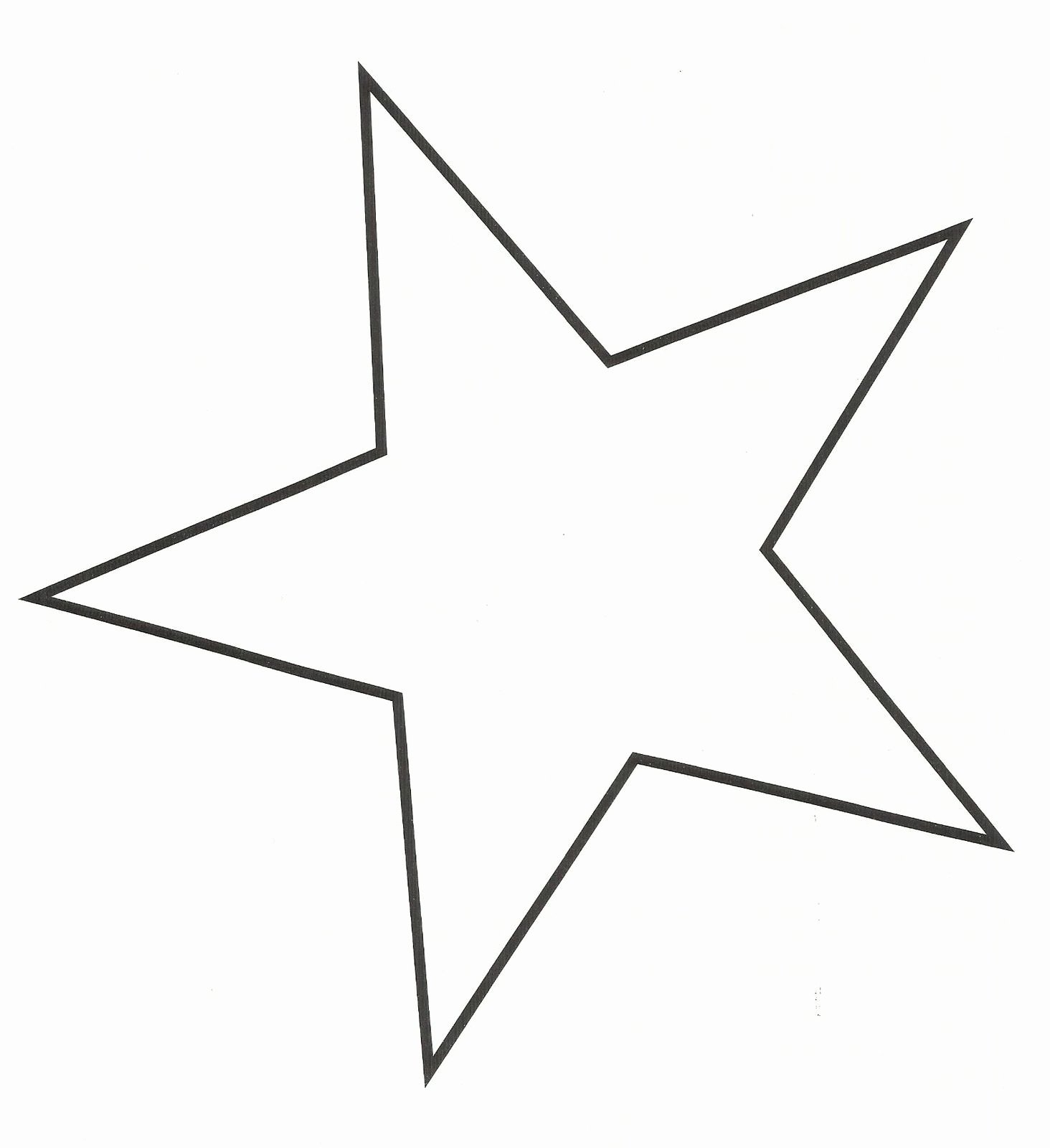 Star Stencil Printable Inspirational 5 Point Star Template Printable Crafts