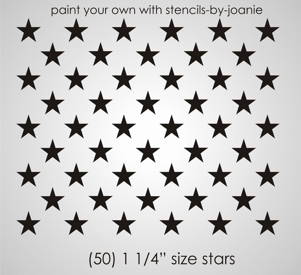 Stars Stencil Printable