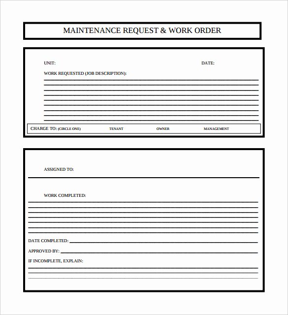 work order template