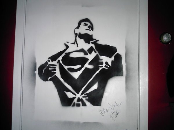 superman stencil