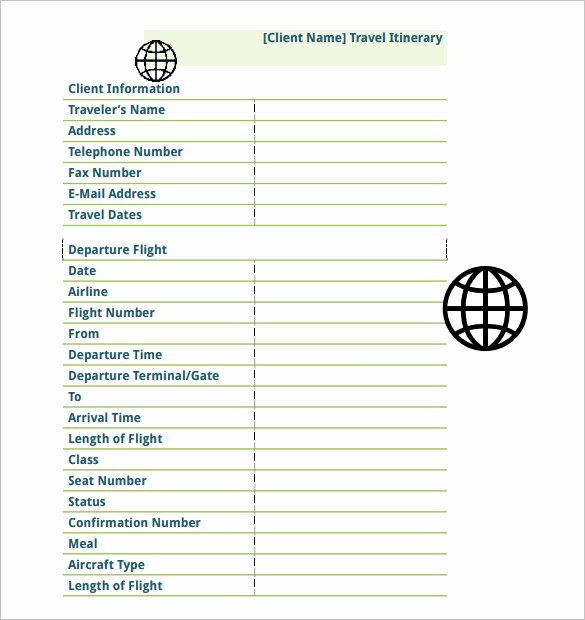Travel Schedule Template Lovely 16 Travel Schedule Templates Free Word Excel Pdf