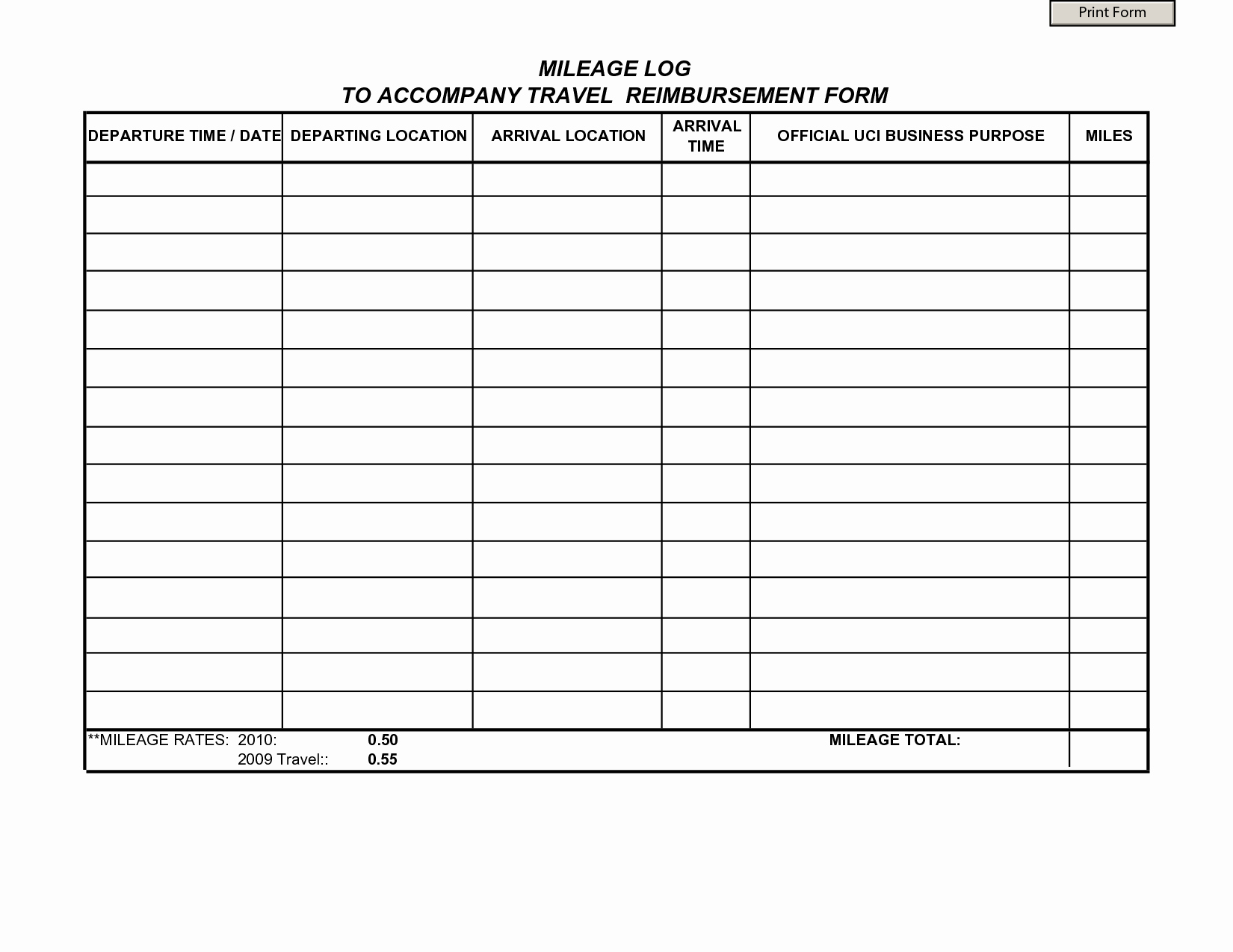 post free printable trip sheets