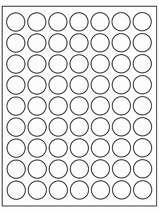 Uline Removable Circle Laser Labels White 1