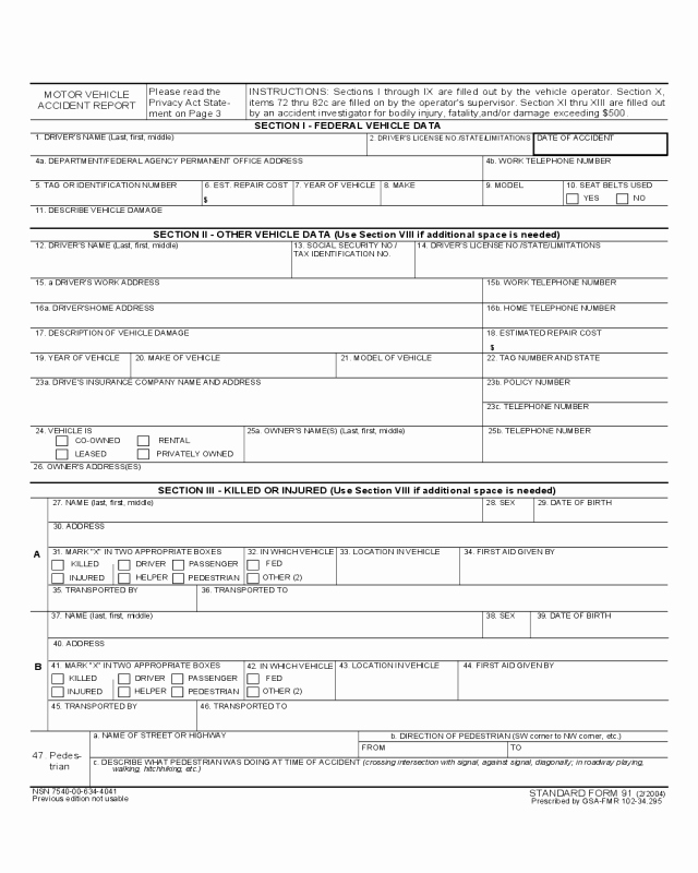 ma motor vehicle crash report fillable