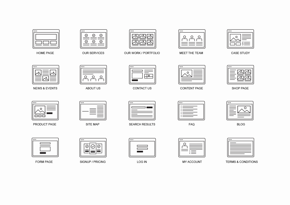 website site map kit