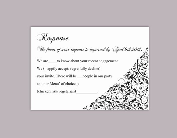 diy wedding rsvp template editable text word file rsvp template printable rsvp cards black rsvp card template elegant rsvp card