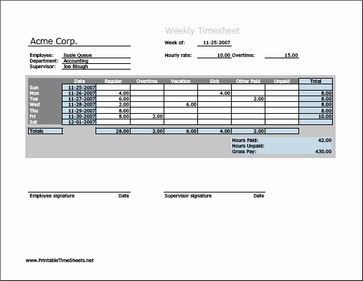 hours day weekly horizontal