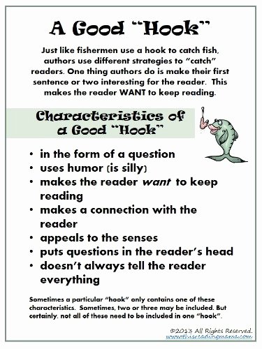 make it interesting for the reader writing strategy