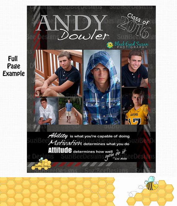 Yearbook Ad Templates Free Download Peterainsworth